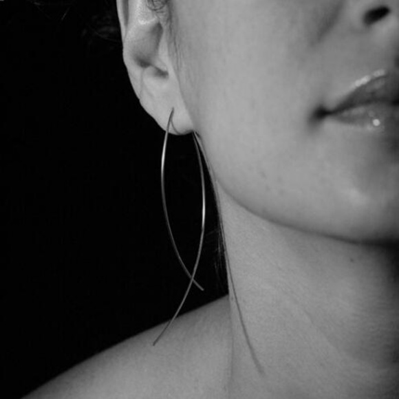 💕last one Minimalist Simple String Earrings - Picture 3 of 10